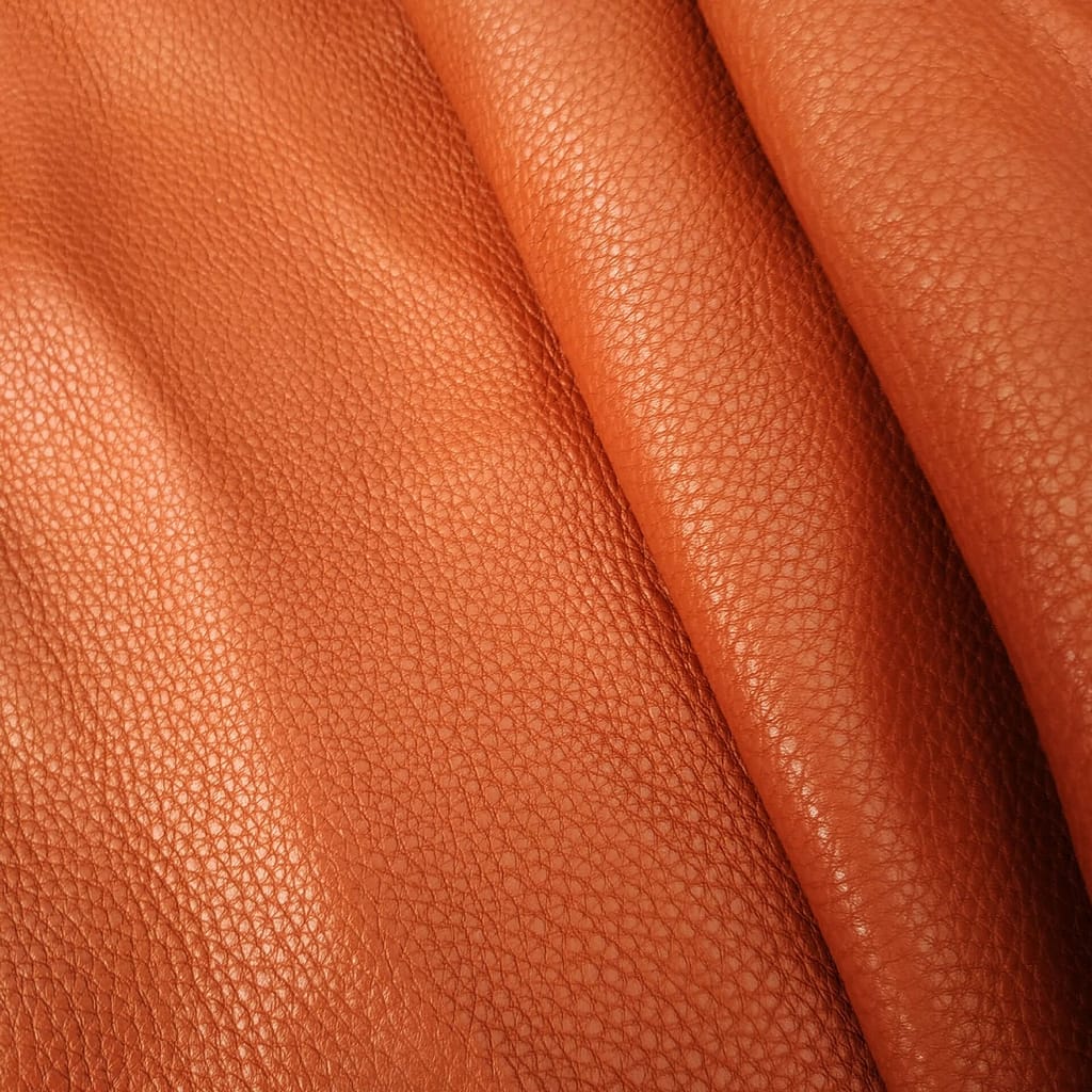 Top-grain leather