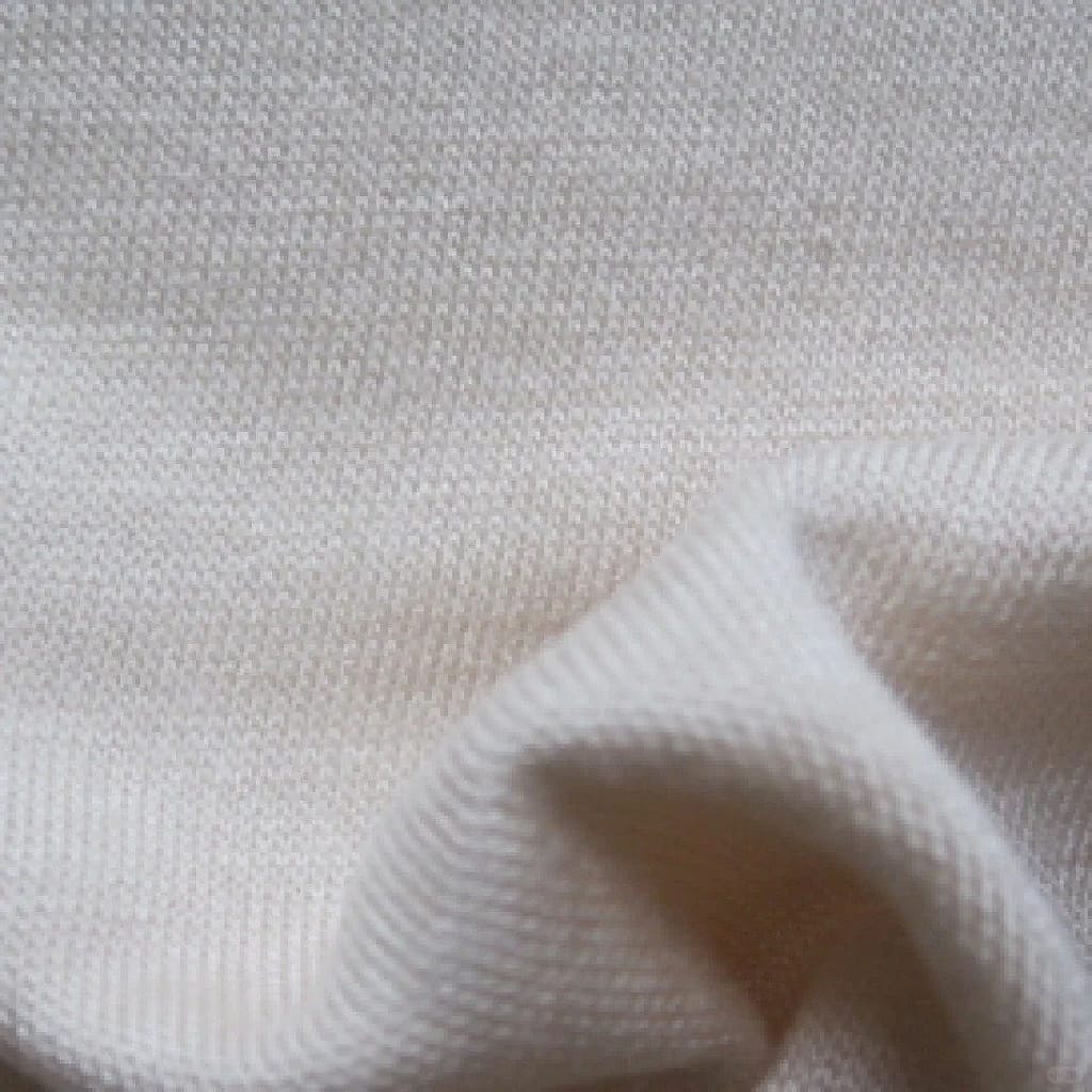 Detail of a piece of bamboo fiber fabric