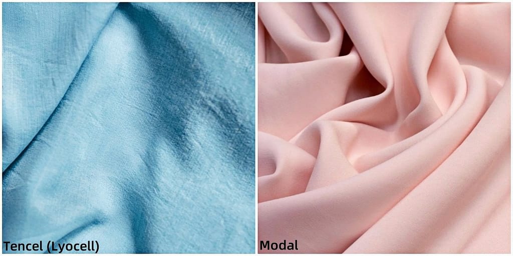 Here's a detailed comparison of the two fabrics, Tencel (Lycra) and Modal