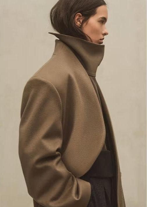 Camel wool Outerwear