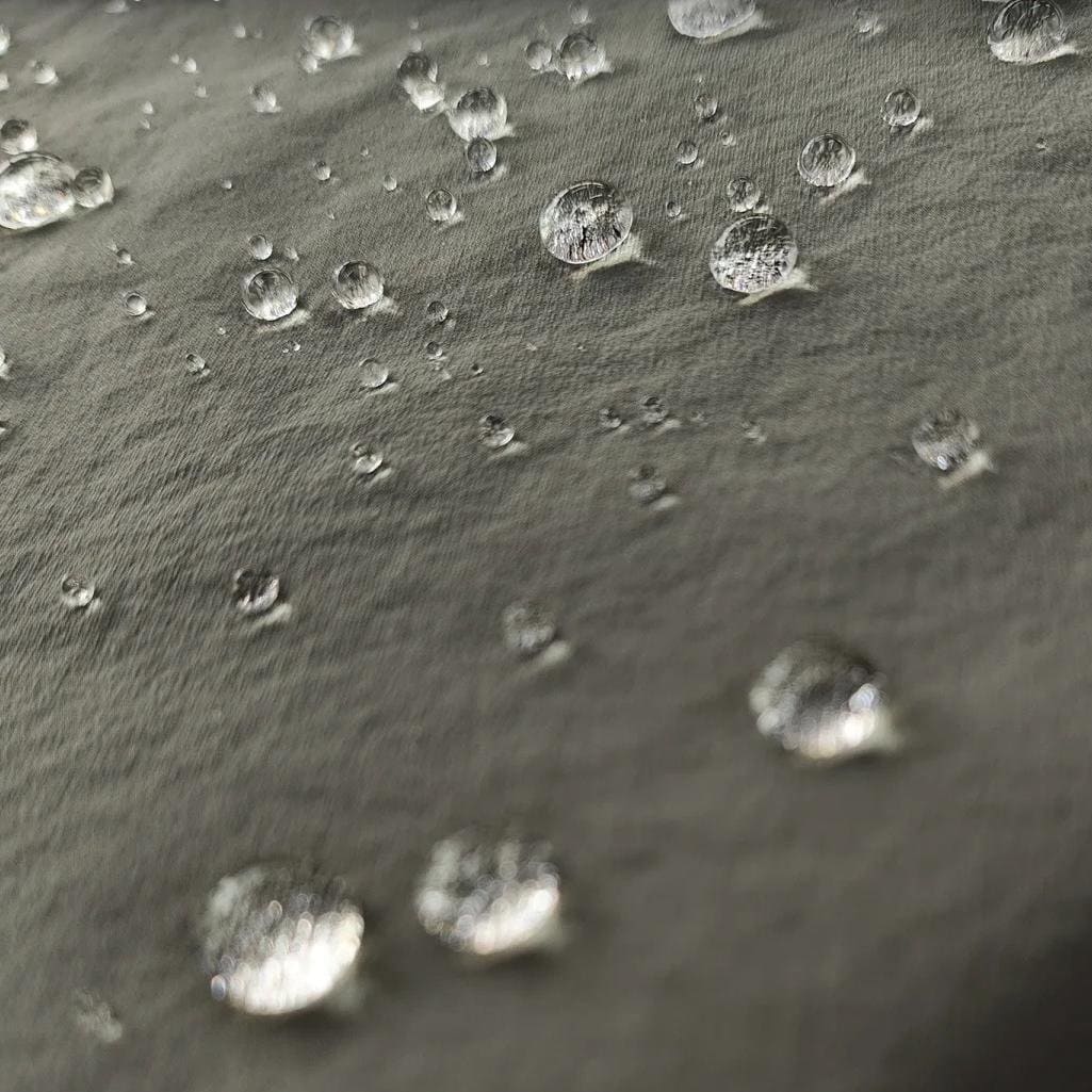 Detail of a piece of nylon fabric