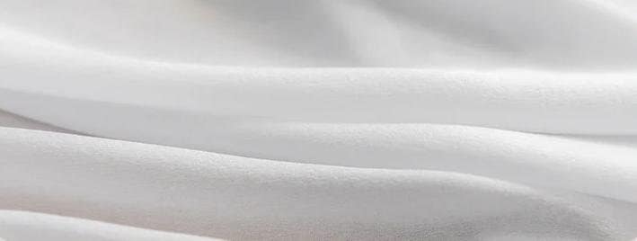 Fabric detail of Chiffon, one of the fifteen lightest fabrics.