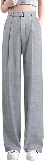 Here's a detail shot of the model wearing Straight-Leg Pants