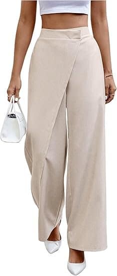 Here's a detail shot of the model wearing Wrap Pants