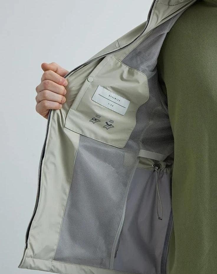 This is a detailed view of a common type of pocket, the Hidden Pocket, on a garment.