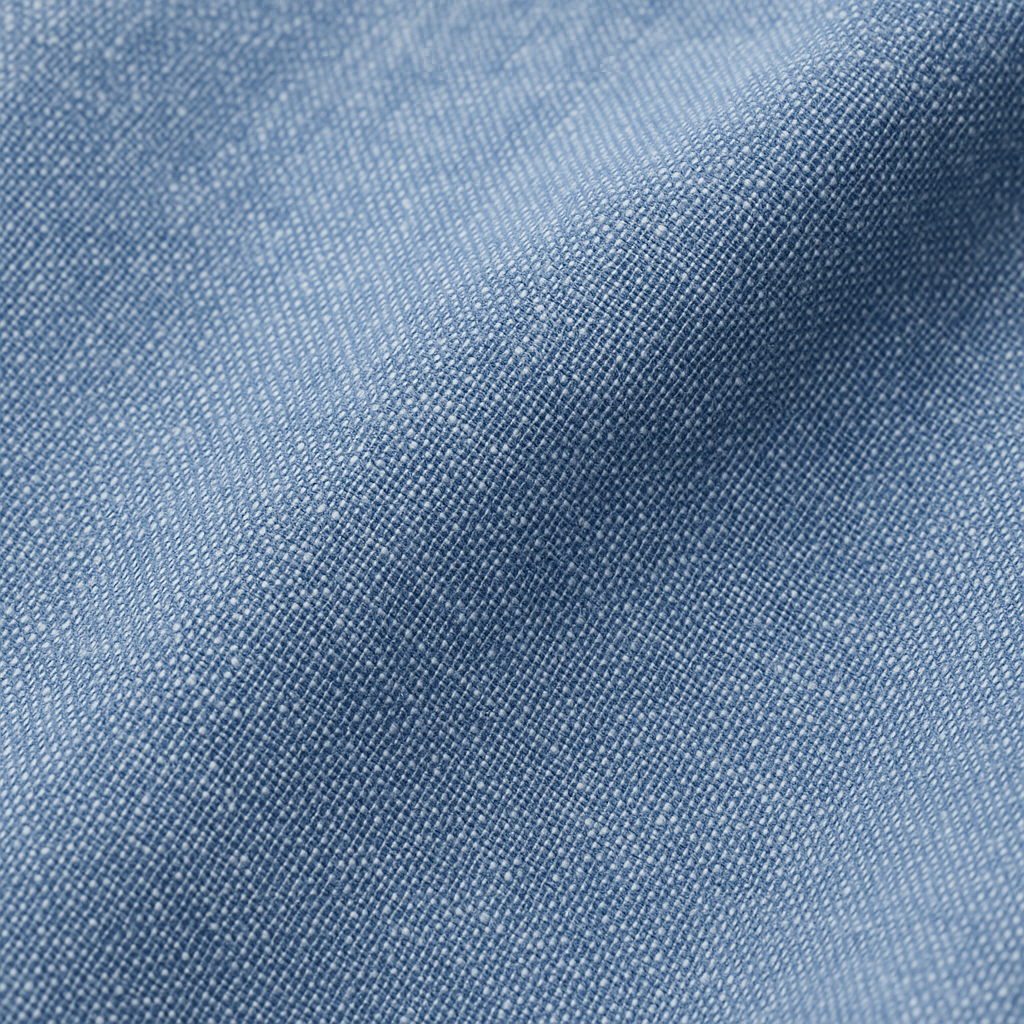 Detailed view of Chambray fabric